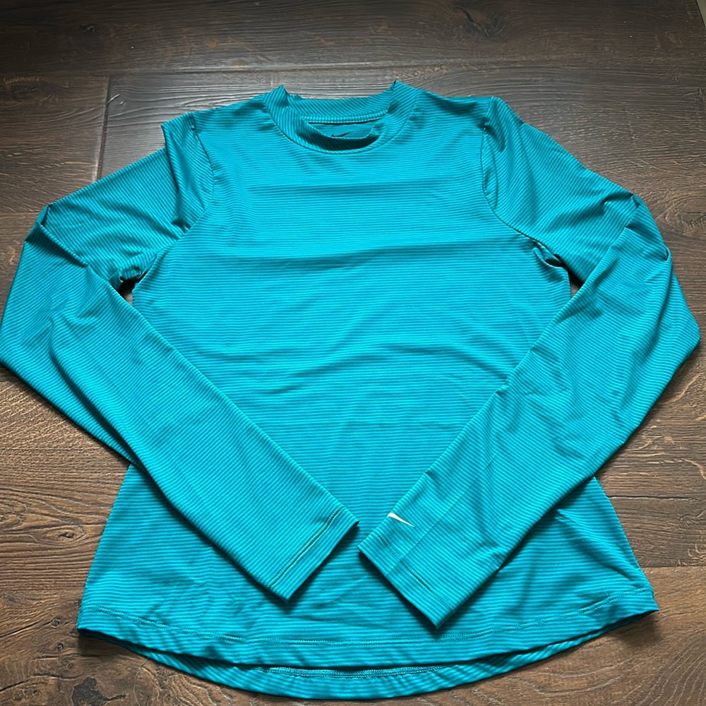 Women’s Nike Mock Neck Base Striped Layer